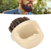 Set di spazzole per rasatura - Spazzola per barba amichevole per la pelle - Setole morbide - Maniglia comoda per anello - Leggero e portatile - 3 pezzi - Spazzola per rasatura