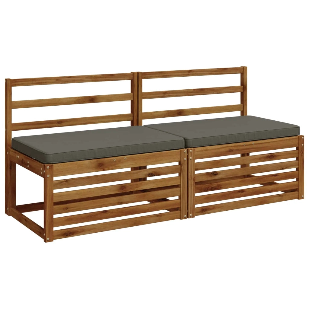 Cuscini per Panchina a 2 Pezzi VUGHT 2 pz 100% Poliestere 951653
