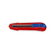 Knipex 90 10 165 BK CutiX Taglierino Universale lama retrattile segmentata 18 mm impugnatura magnesio colore Nero