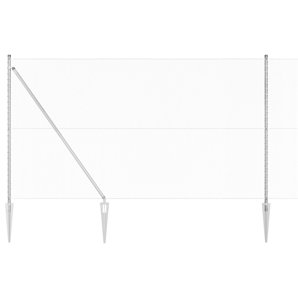 Recinzione Esagonale 1.6x10 m Acciaio Zincato
