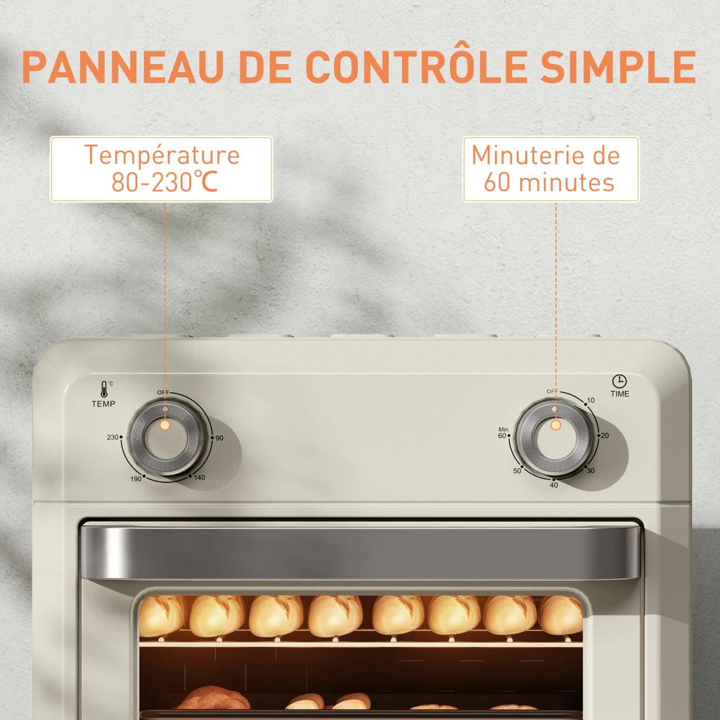 Friggitrice ad aria 10L ¨C Xylo ¨C 1000W, 80-230¡ãC, timer, 32x27,2x29,8cm