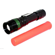 Trade Shop - Torcia Tattica Militare Cree Led Xenon Zoom Ricaricabile 15000w -