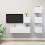 Set Mobile TV 5 pz Bianco in Truciolato cod mxl 5595