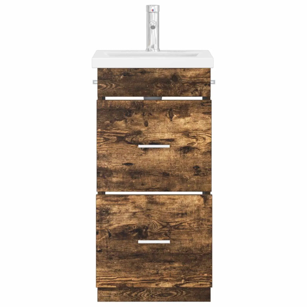 Mobile da bagno con lavabo Rovere Fumo 42 x 40 x 84,5 cm 890700