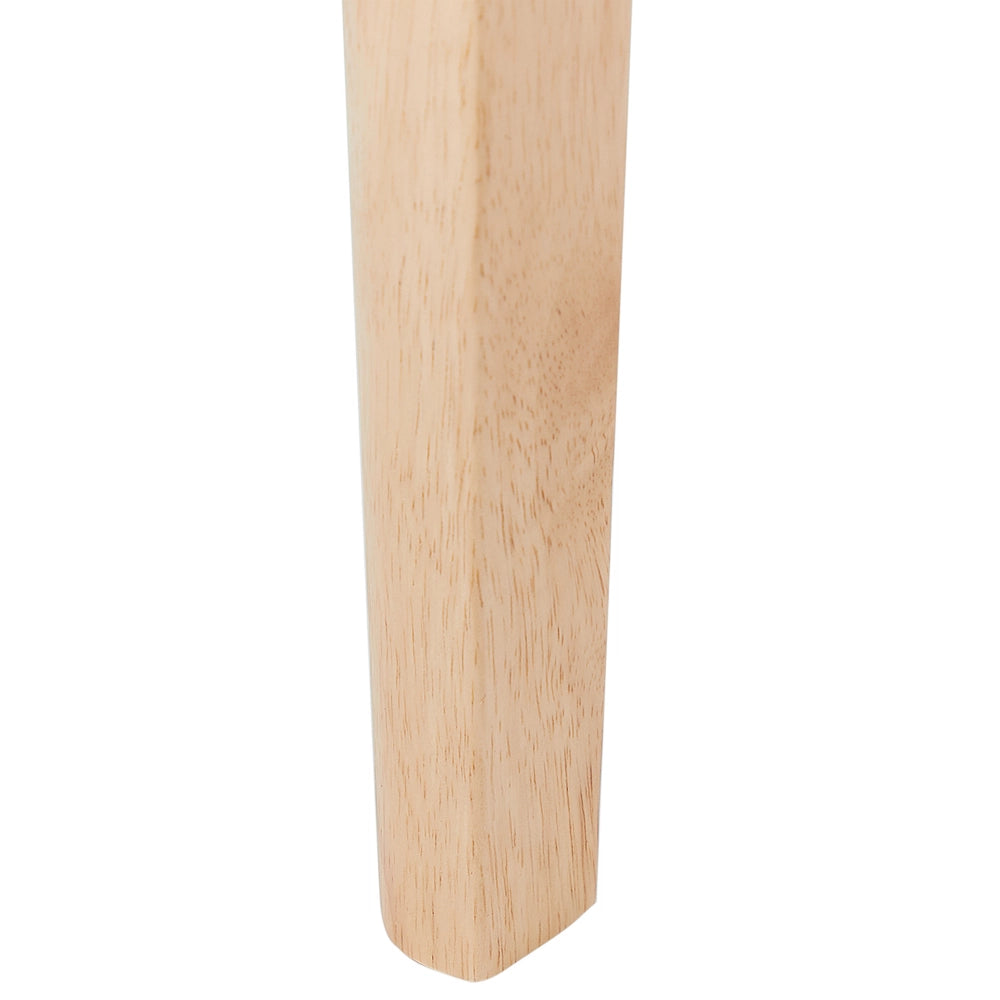 Panchina per corridoio legno chiaro  seduta imbottita  cuscino in poliestere grigio chiaro design classico retrò rettangolare