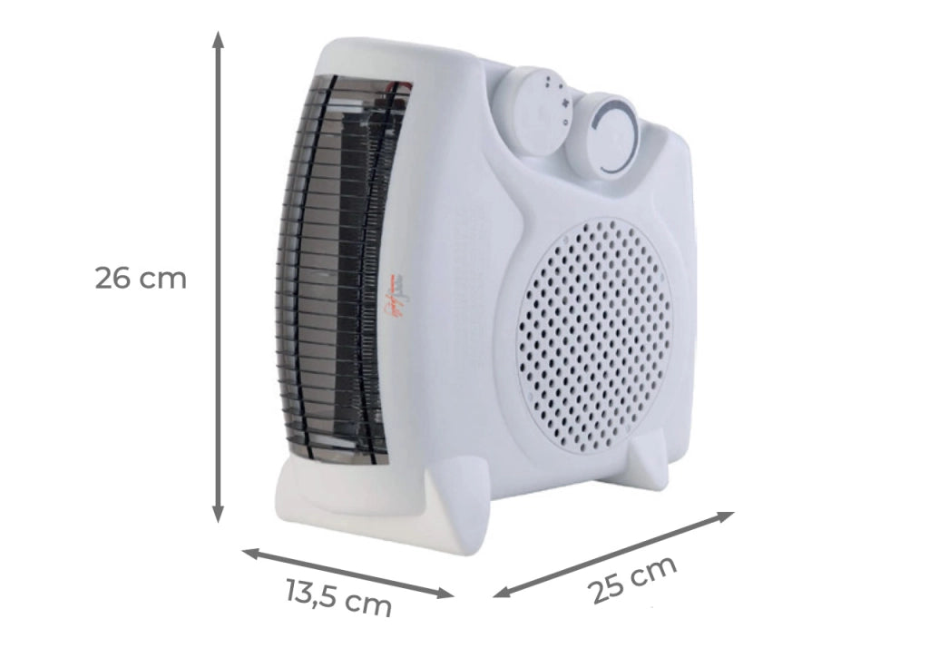 Stufetta Elettrica Termoventilatore Due In Uno Caldo Freddo Top Heat