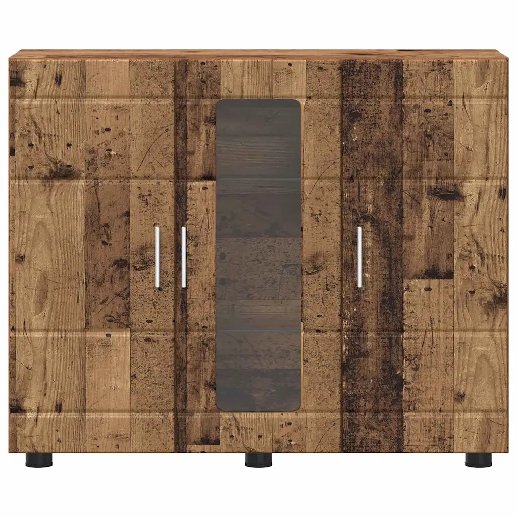 Credenza-Buffet-Armadio da cucina Legno vecchio 55,5 x 29 x 100 cm Legno multistrato
