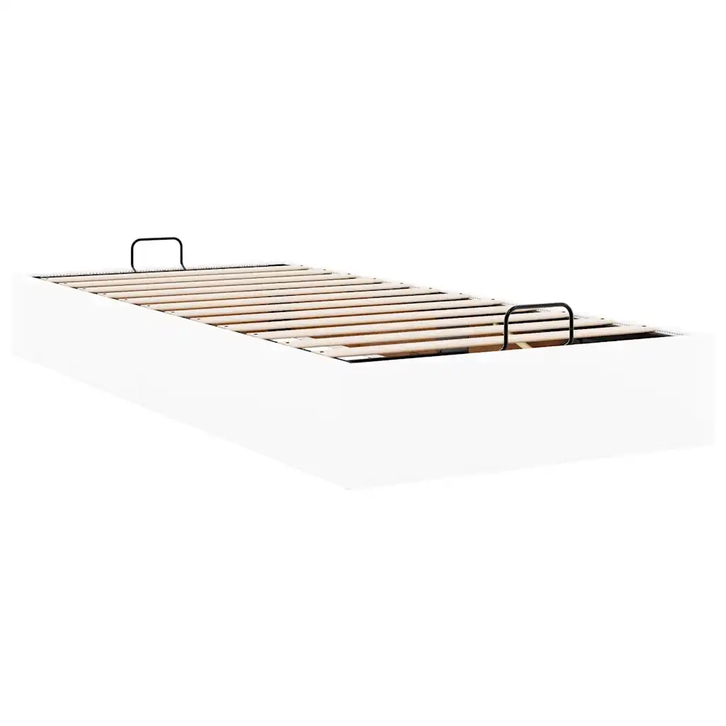 Struttura Letto Pouf senza Materasso 100x200 cm Similpelle 3310785