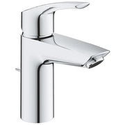 GROHE SW646825 Eurosmart New Miscelatore monocomando per lavabo Taglia S con scarico a saltarello integrato 1''1-4 flusso 5,7 l-min tecnologia GROHE EcoJoy e StarLight colore Cromo