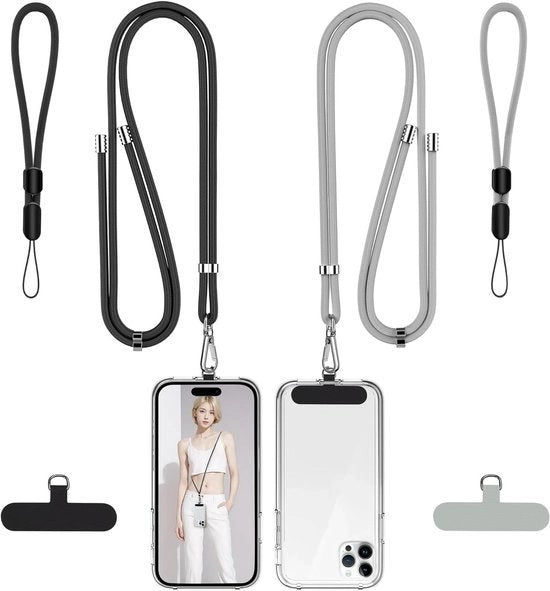 Set di Cordoncino e Chiave - Cintura Incrociabile - Nastro Regolabile - Crossbody - 2 Strisce di Sostegno - Pannelli Duraturi - Multifunzionale