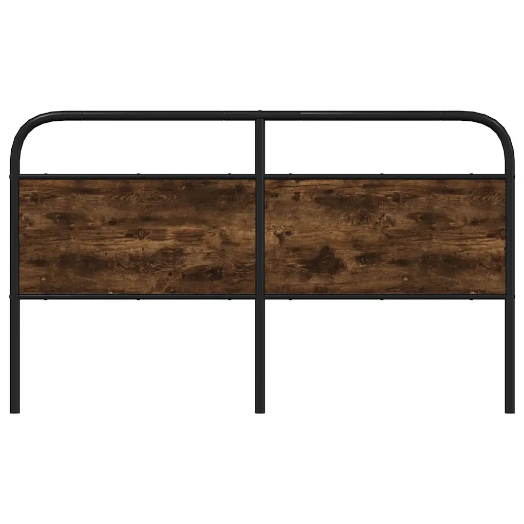 Testiera di Ricambio Rovere Fumo 160 cm in Acciaio e Legno Multistrato 4100244