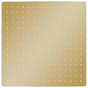 Testa Doccia a Pioggia in Acciaio Inox 40x40 cm Quadrata Oro 147711