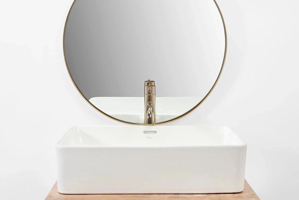 Lavabo Da Appoggio Rea Berta 55 White