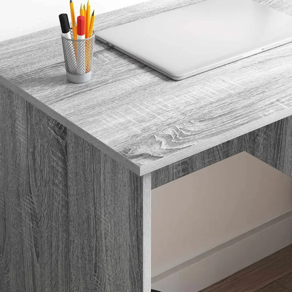 Scrivania Grigio Sonoma 90 x 49 x 75 cm Legno multistrato 869271