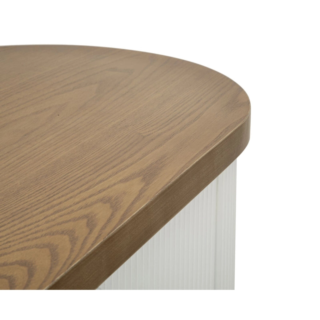 Tavolo Consolle VKH611, Bianco, MDF, 121x40x78 cm