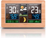 Stazione Meteorologica Interna ed Esterna - Stazione Meteorologica - Sensore Wireless - Termometro, Barometro, Umidistato - Sensore Esterno - Temperatura - Previsioni del Tempo
