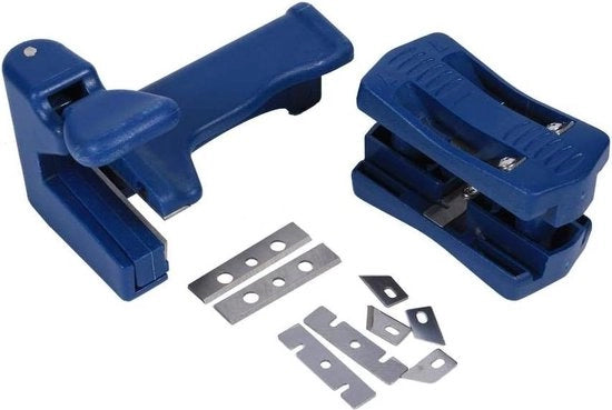 Taglierino per angoli doppio Snipatore per mobili legno - Houtbewerking DIY Snijgereedschap con lame accessorie.