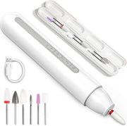 Set di manicure - Set di viti per unghie elettrico a batteria - Set di borchie per manicure elettrico - 6 accessori multifunzionali - 6 velocità motore rotazione veloce (8500-13000 giri al minuto) AG-1738