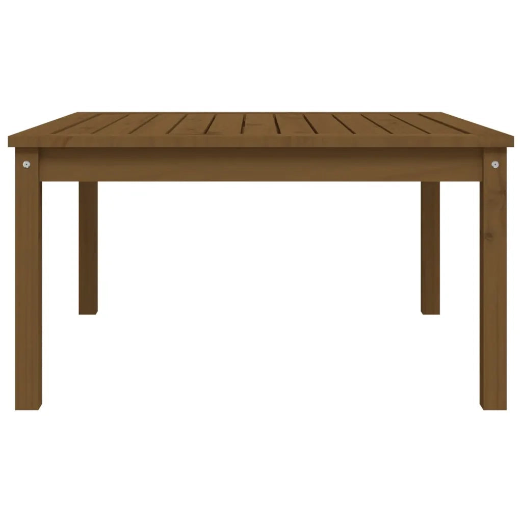 Tavolo da Giardino Ambra 82,5x82,5x45 cm Legno Massello di Pino