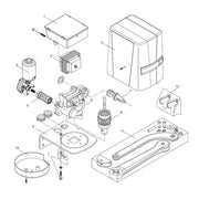 MOTORE BENINCA' 9686483 RICAMBIO ORIGINALE AUTOMAZIONE AUTOMATISMI GARANZIA
