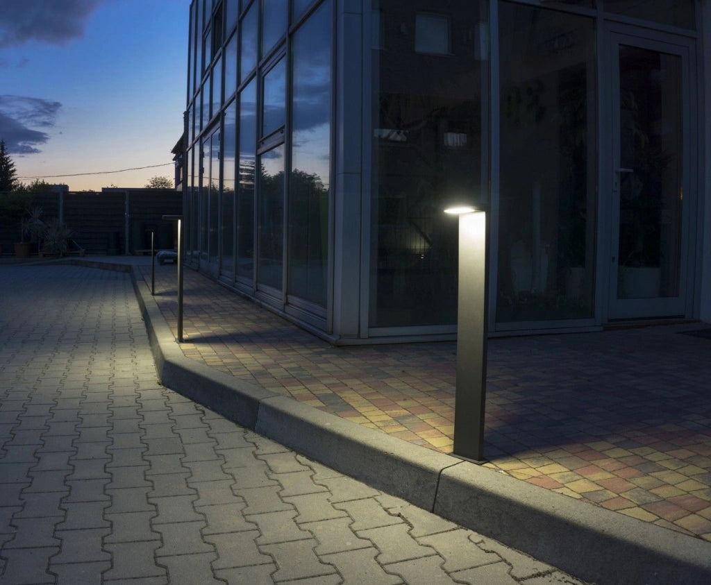 Paletto lampada da giardino LED 10W 58cm IP54 grigio