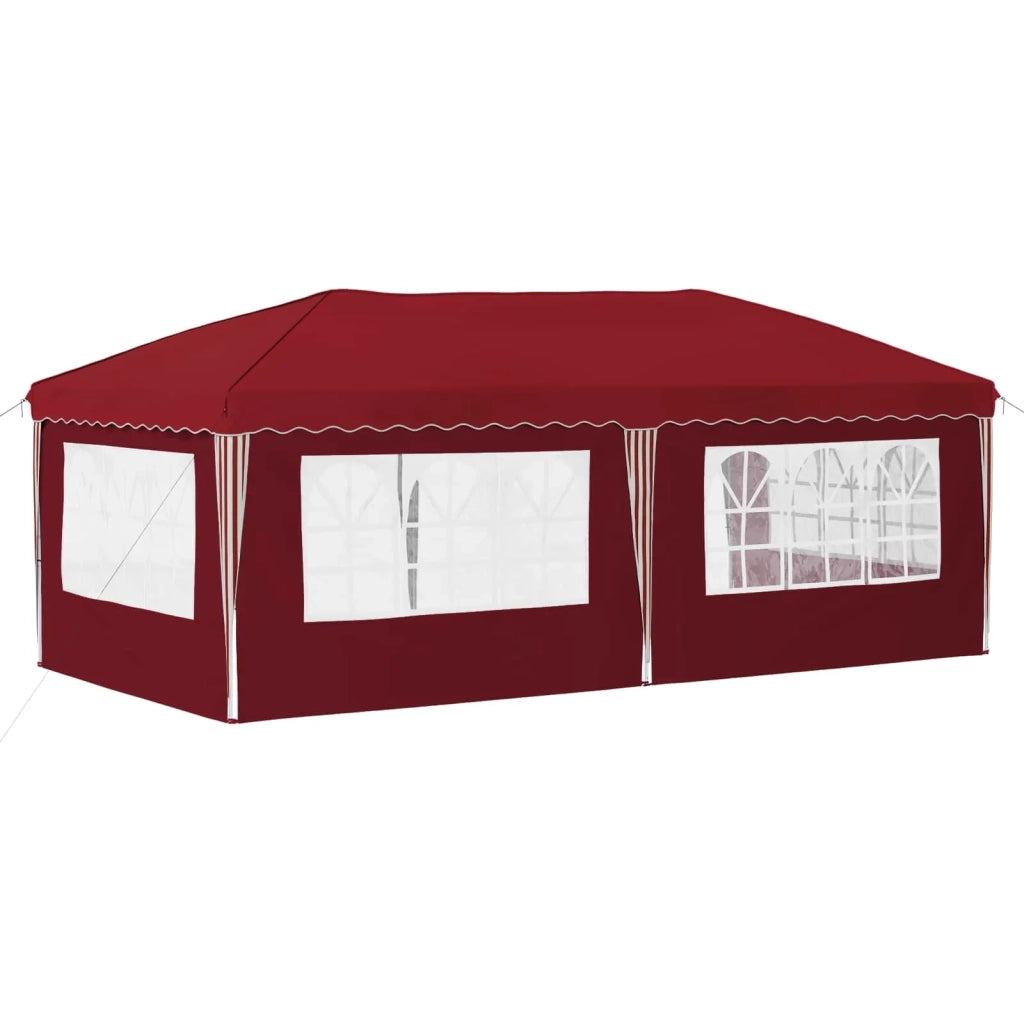 Tenda per feste a pop-up 575 x 289 x 245 cm Borgogna