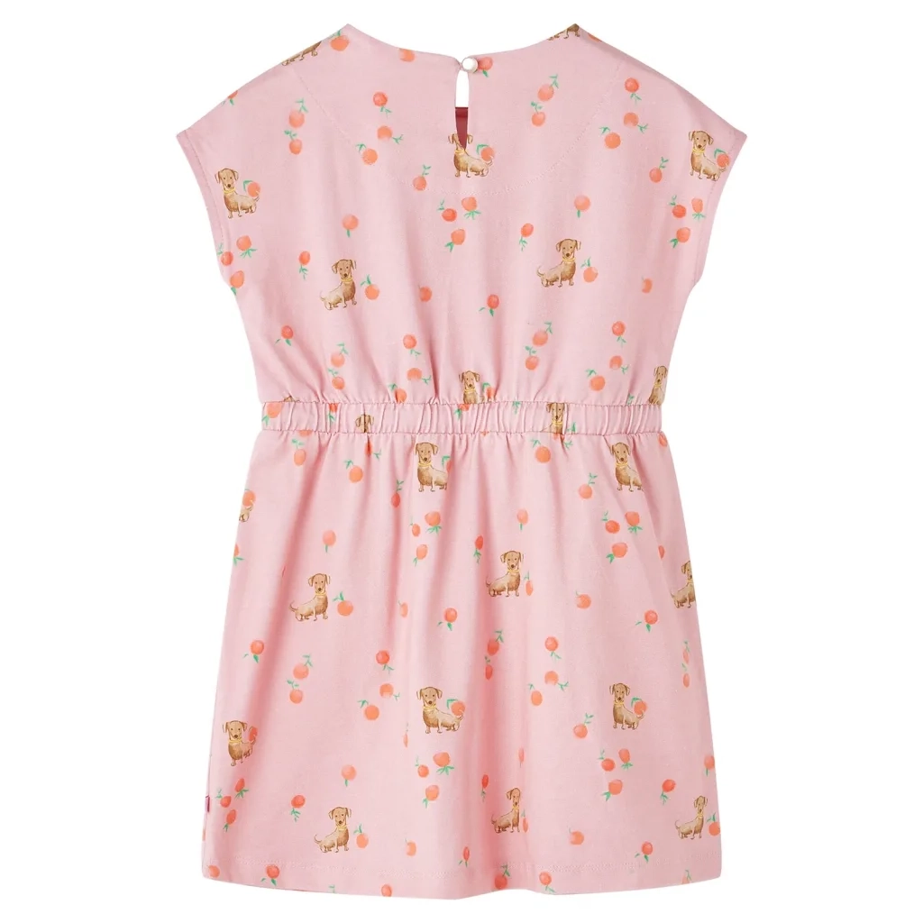 Abito da Bambina con Coulisse Arancione Chiaro 116 CFW1385769