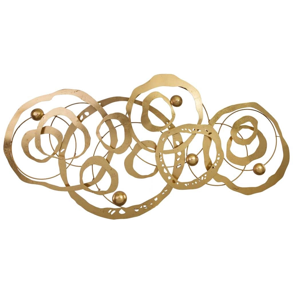 Carta da parati decorativa in metallo 134,6x67,9x6,4