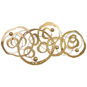 Carta da parati decorativa in metallo 134,6x67,9x6,4