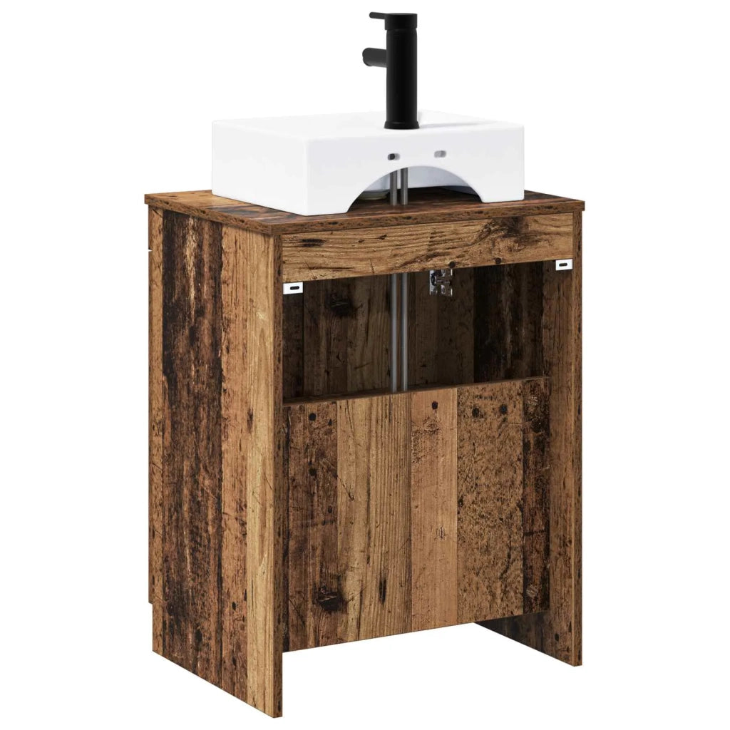 Set di mobili per il bagno Legno antico Legno ingegnerizzato 3404256