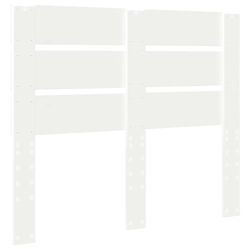 Testiera-Testata-Testiera Decorativa Bianco 120 cm Legno multistrato 561224