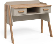 Scrivania Malia, Cashmere/Artigianale, 97 x 51 cm con 2 cassetti, regolabile in altezza per una configurazione flessibile della postazione di lavoro