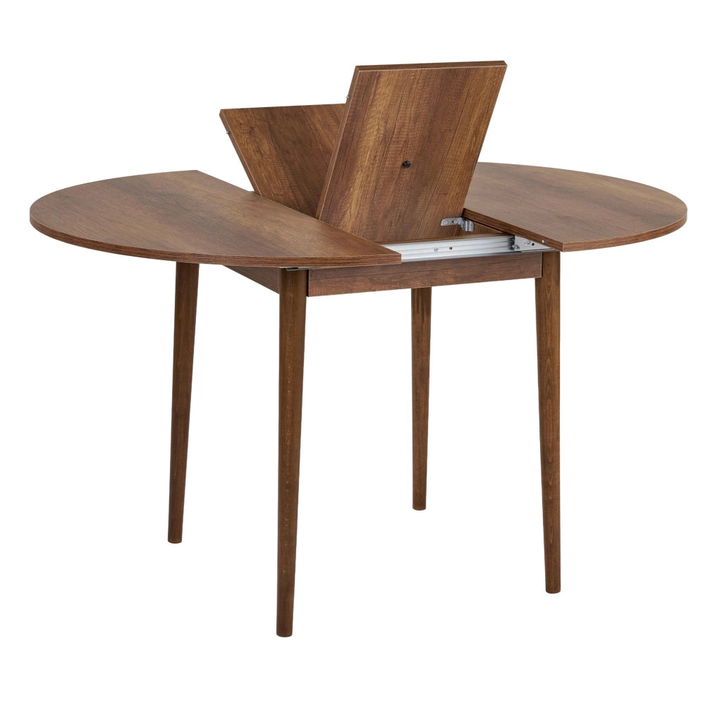 Bee, Tavolo Allungabile Allungabile, 100x100x75h cm Marrone Noce