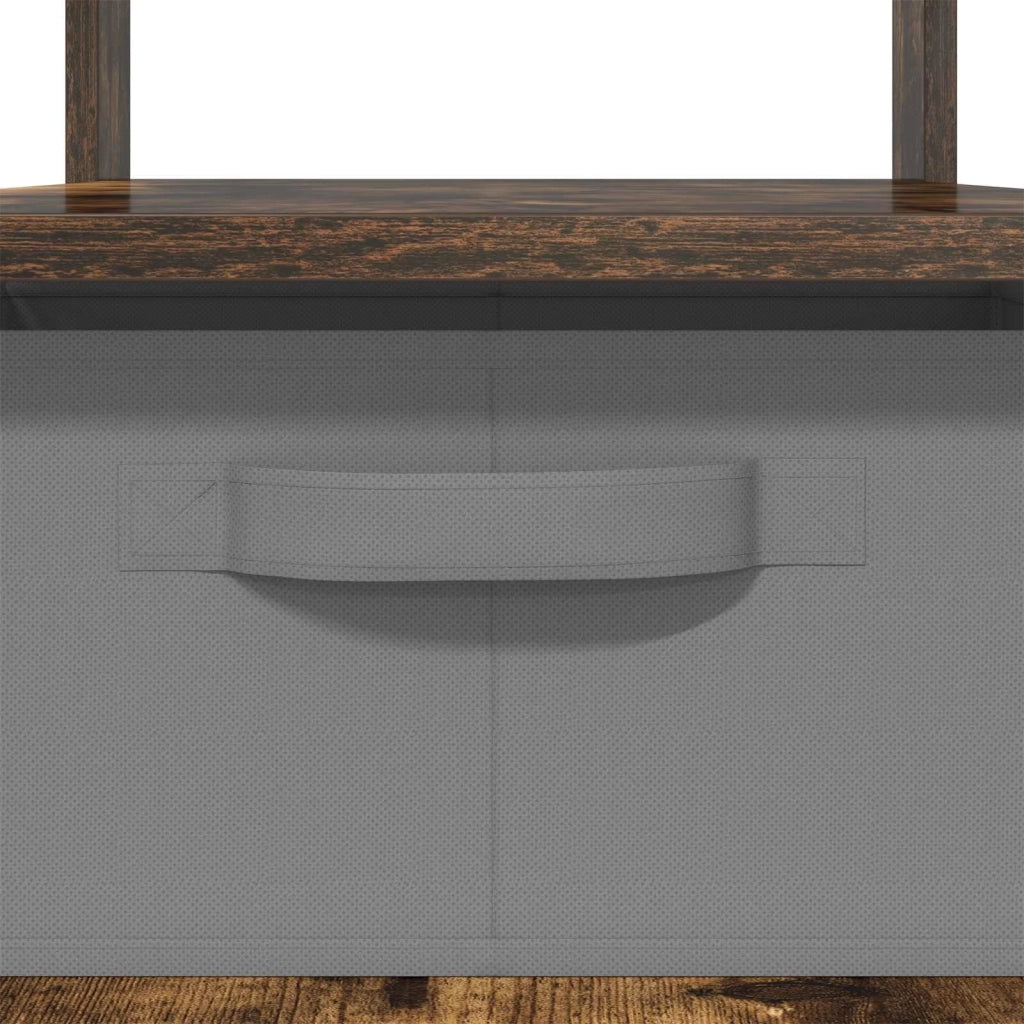 Tavolino da salotto con cassetto Rovere fumé 77 x 55 x 42 cm 8000416