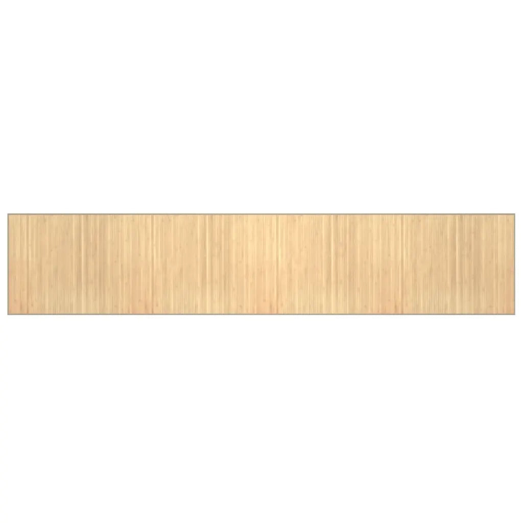 Tappeto Rettangolare Natura Chiaro 80x400 cm in BambÃ¹