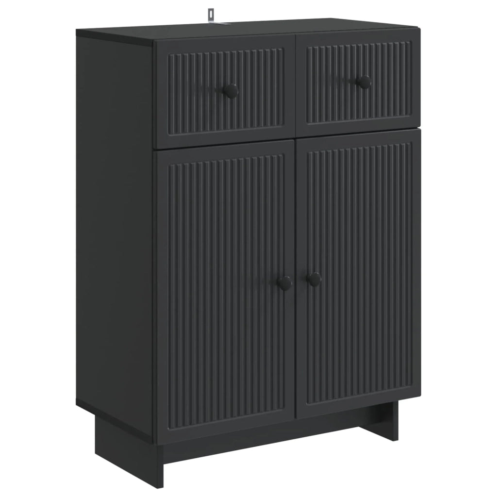 Credenza Nero 66 x 34,5 x 90 cm Legno ingegnerizzato 893946