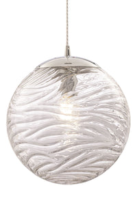 Lampada pendente Pendant in Metallo Dunas Cromo