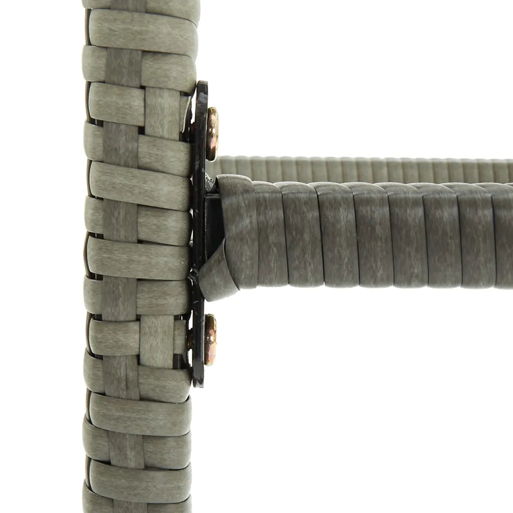 Sgabelli da Bar con Cuscini 6 pz Grigi in Polyrattan 313450