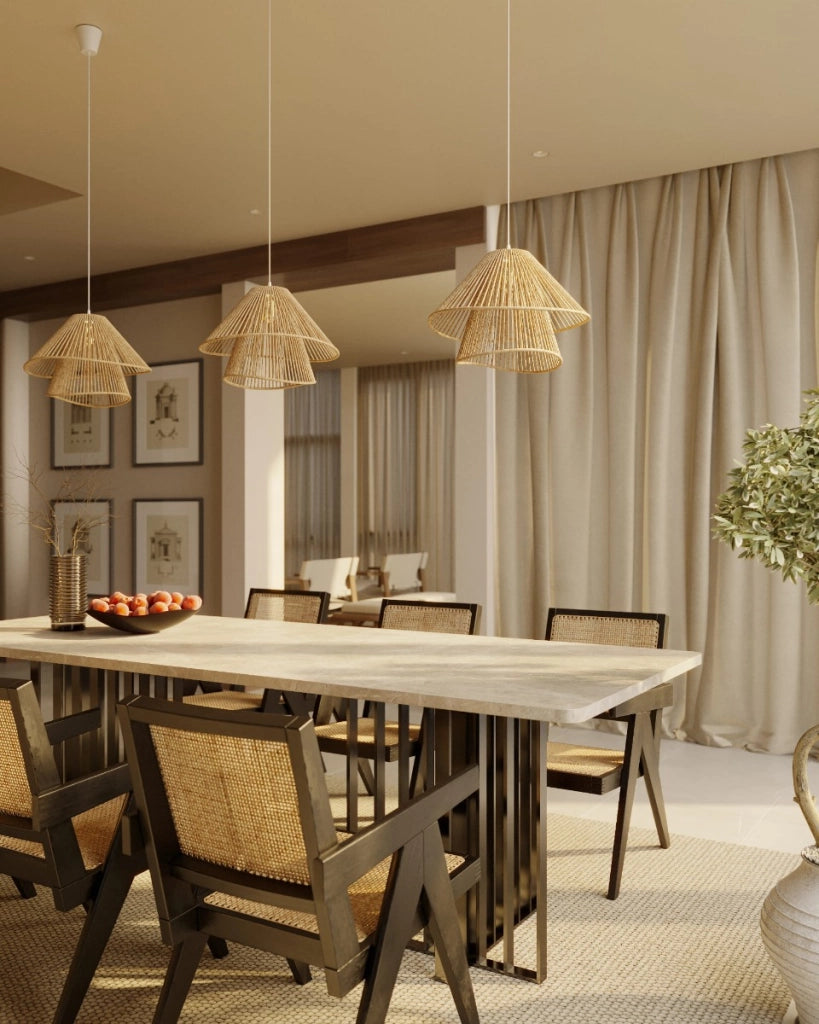 Sospensione Amalfi doppio paralume carta Ø45 E27 Maxlight