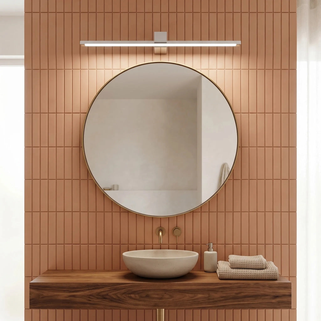 Applique Da Bagno Led Swe042-1w 80 Cm Chrome