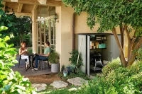 Porta Attrezzi da Giardino High Store+, 1400L, Effetto Legno Spazzolato, Grigio, 140x73,6x170,4H cm