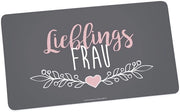 Bord per la Colazione in Melamina, grigio rosa, 5 x 14 x 0,5 cm