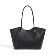 Borsa a tracolla da donna in vera pelle nera