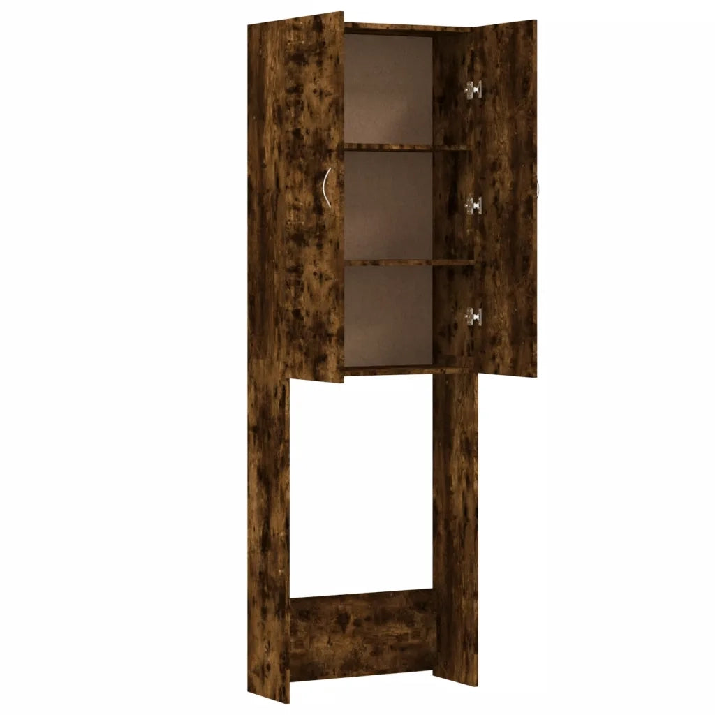 Mobile per Lavatrice Rovere Fumo 64x25,5x190 cm CFW3967670