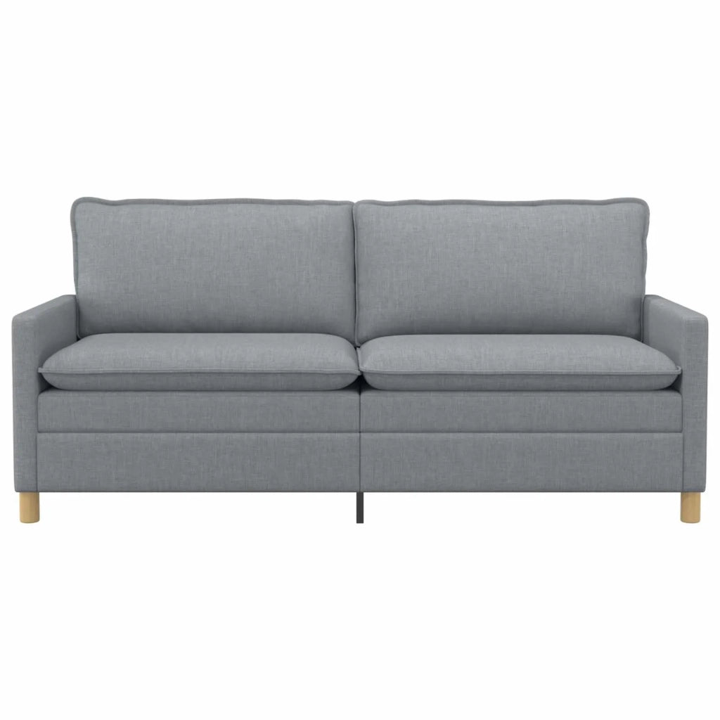 Divano Grigio Chiaro 196 x 81 x 87,5 cm Tessuto