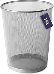 Polveriera a filo metallico, design moderno e stile per camera da letto, ufficio, nursery ecc., dimensioni 27 x 24 cm - 1 x contenitore