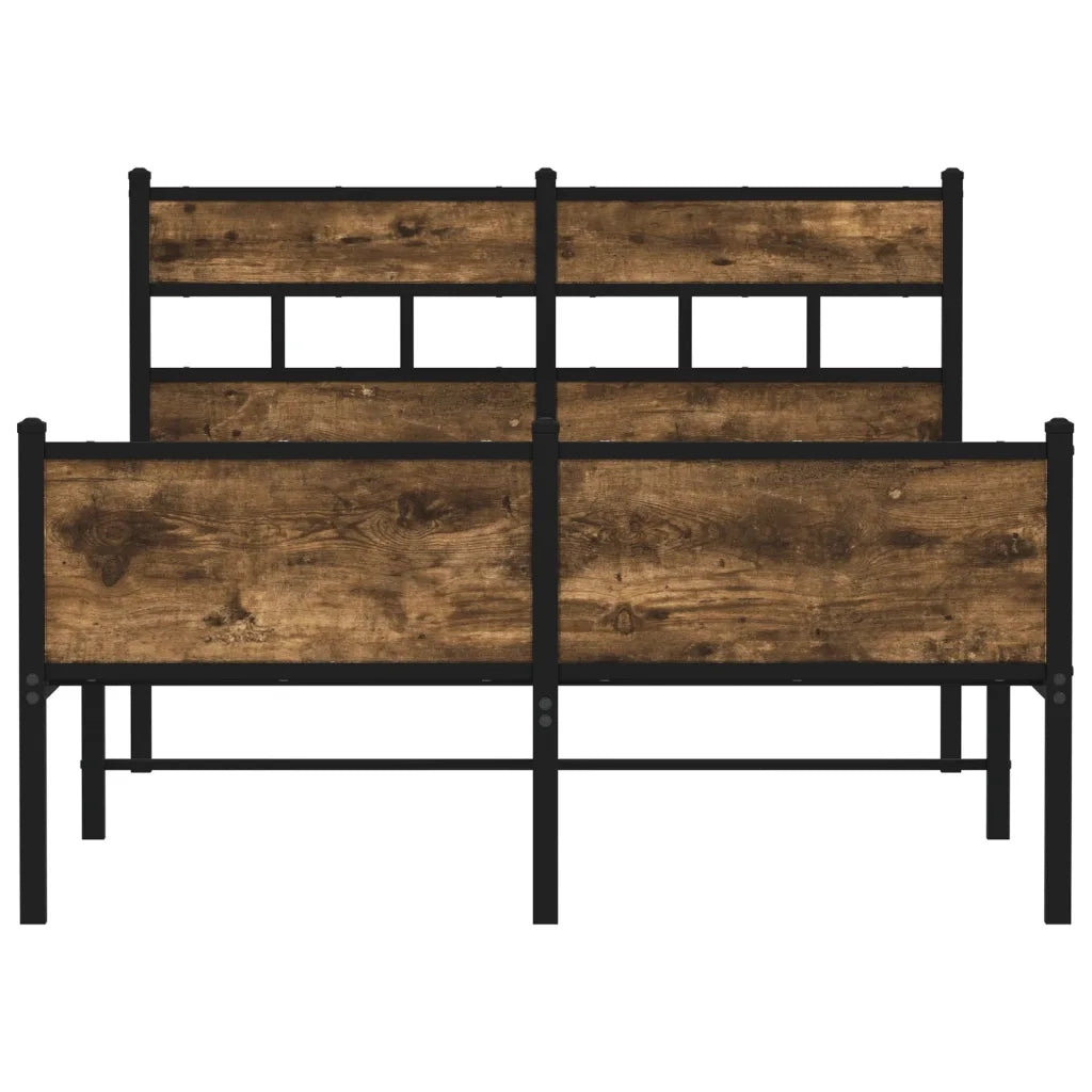 Giroletto senza Materasso Rovere Fumo 120x190 cm in Truciolato