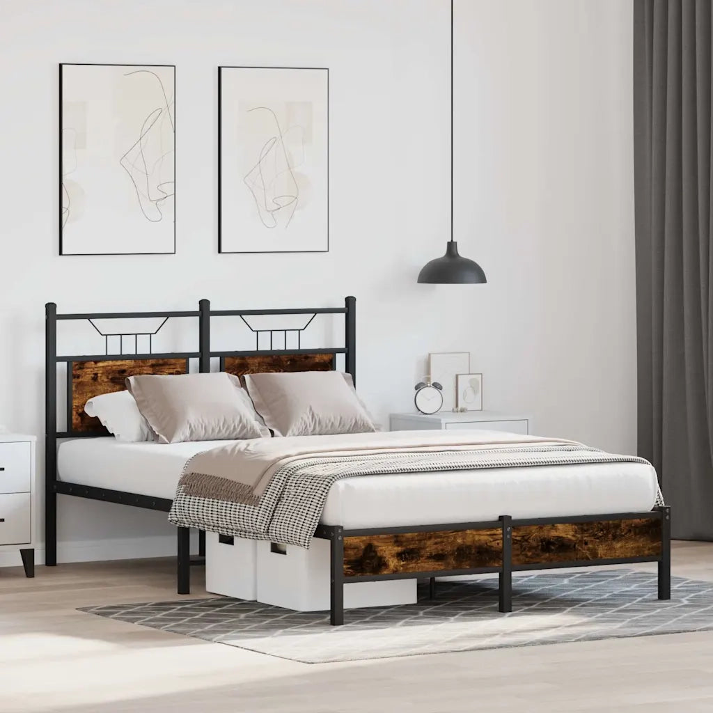 Giroletto senza Materasso Rovere Fumo 120x200 cm in Truciolato 4106888