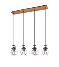 Lampada a Sospensione da Interno  E27 in Metallo Argento Anticato