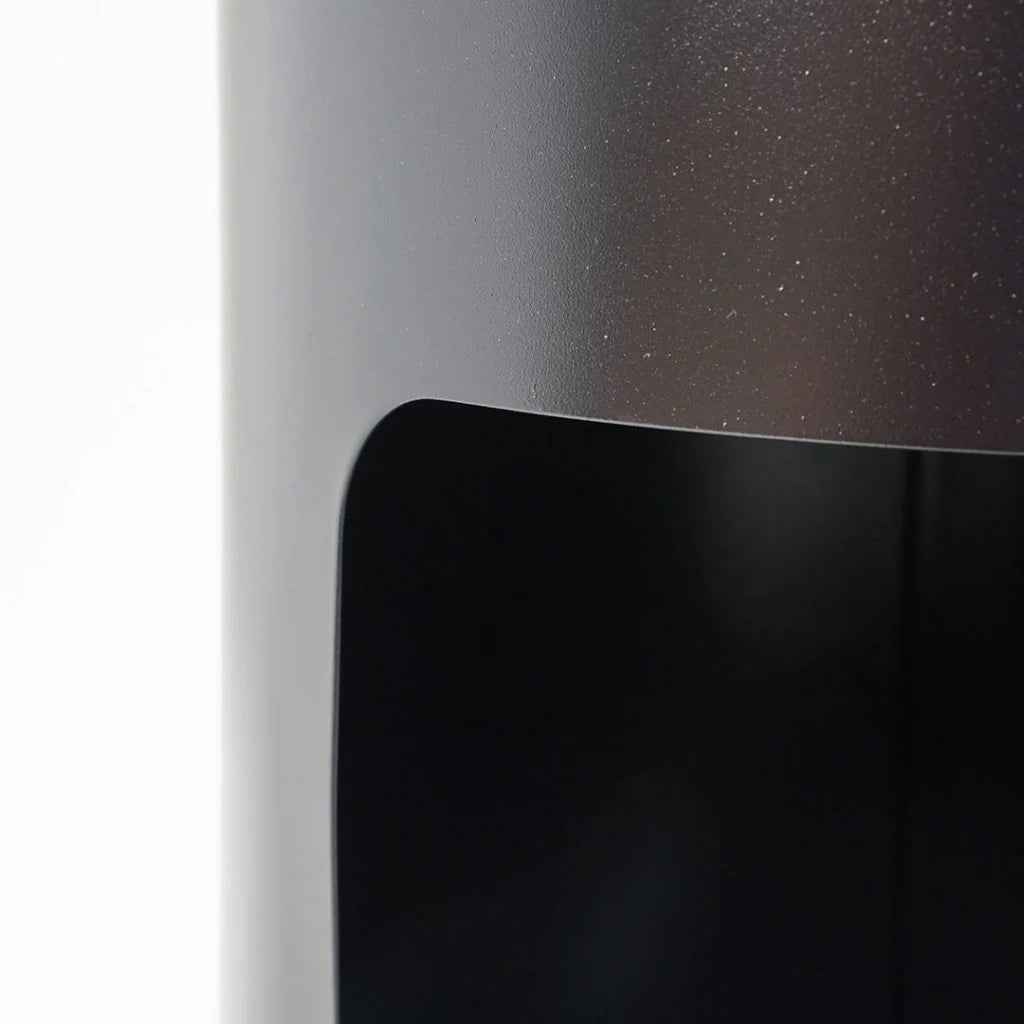 Posacenere con cestino circolare a griglia SMALL - Silver